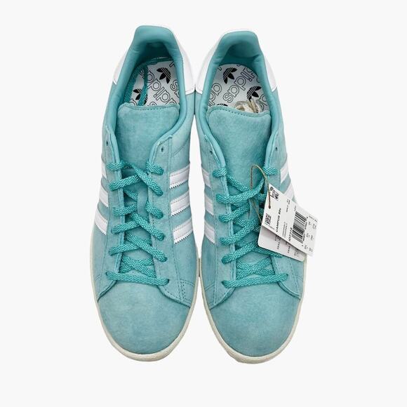 Adidas Originals Campus 80s Sneakers Turquoise‎ White Men’s Size 10 main image 5